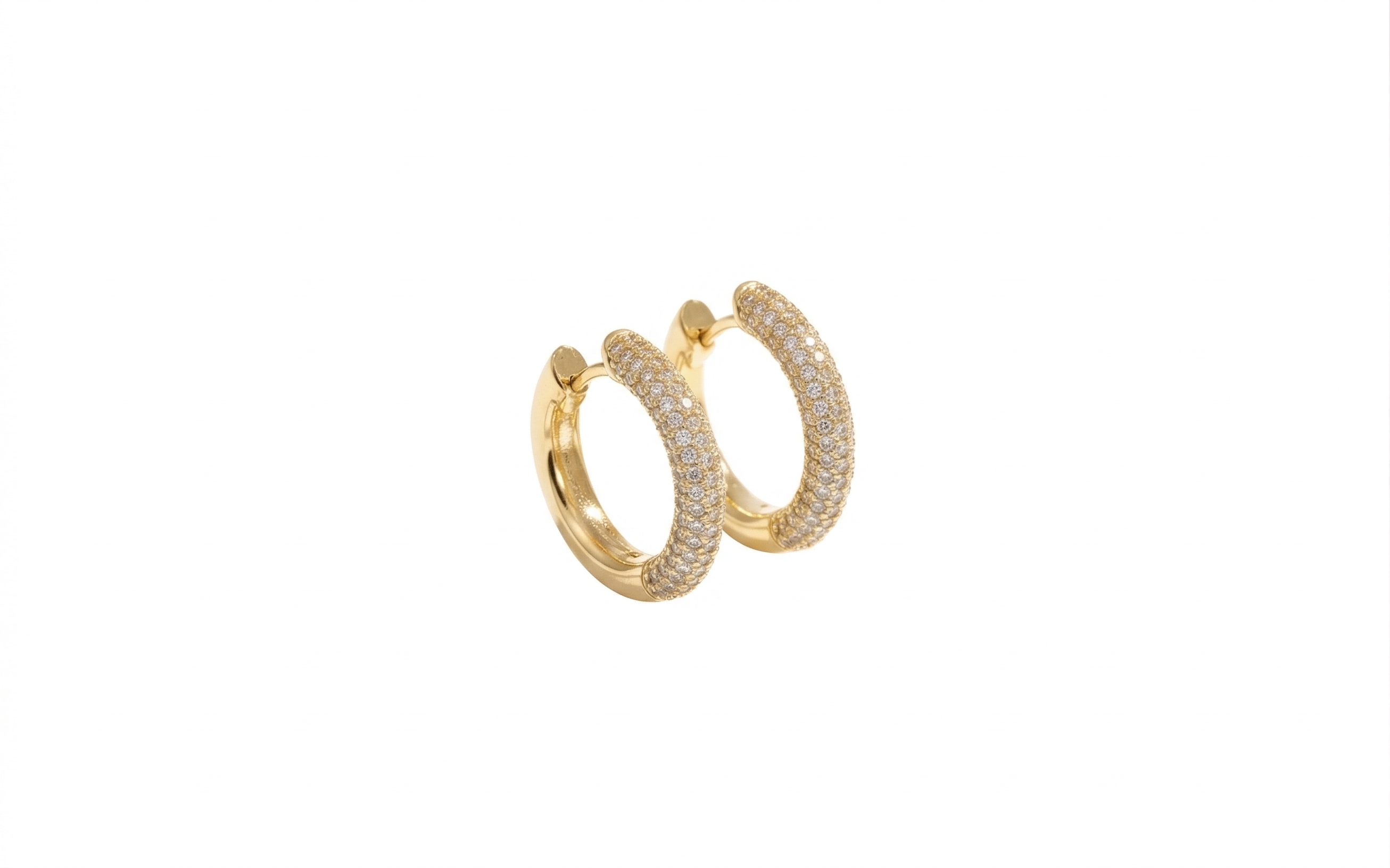 PVD עגילים ציפוי זהב פלדת אל חלד עמיד | Joli Jewels