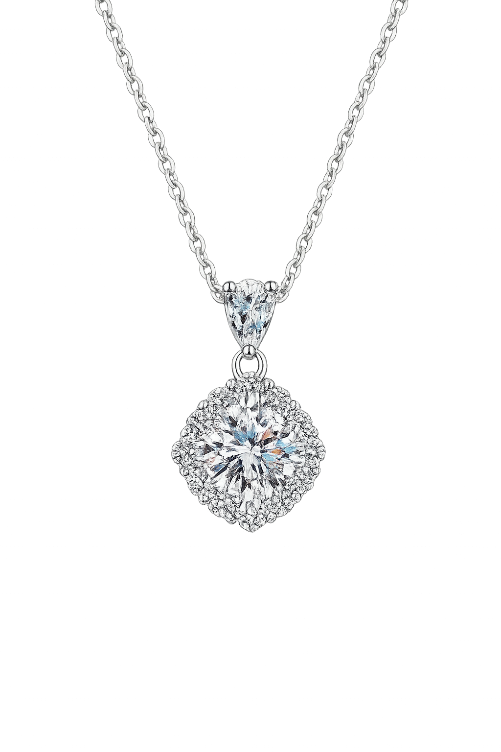 שרשראות כסף 925 משובצות מויסנייט | Joli Jewels