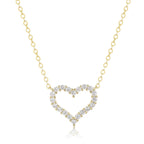 שרשרת משובצת | ציפוי זהב 14K | פליז | זרקון